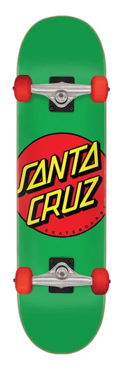 Santa Cruz Classic Dot 7.8" Compleet Skateboard Green Red