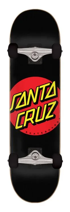 Santa Cruz Classic Dot 8.0" Compleet Skateboard Black