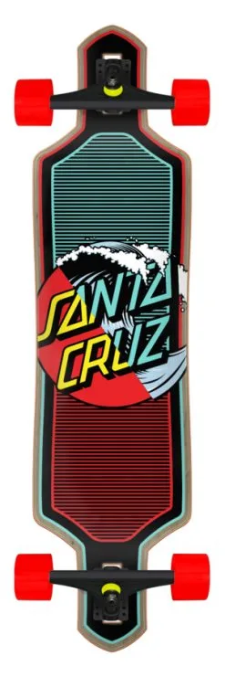 Santa Cruz Wave Dot Splice Dot Drop Thru Cruzer 36"