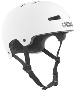 TSG Evolution Skateboard Helm Satin White