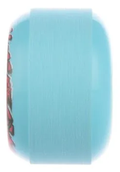 Santa Cruz 56mm Dressen Vomits 97A Skateboardwielen Turquoise -Skateboards Winkel slime balls rollen dressen vomit mini turquise 97a turquoise closeup1 0135408