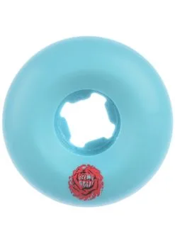 Santa Cruz 56mm Dressen Vomits 97A Skateboardwielen Turquoise -Skateboards Winkel slime balls rollen dressen vomit mini turquise 97a turquoise closeup2 0135408