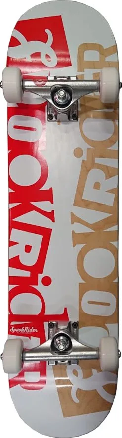 Spookrider Ransom 7.75" Compleet Skateboard Red