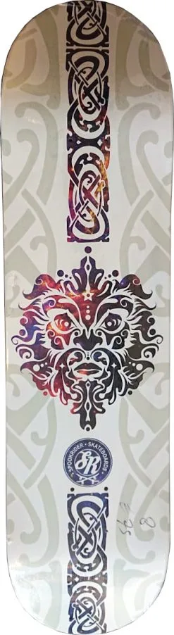 Spookrider Greenman Galaxy 8" Skateboard Deck