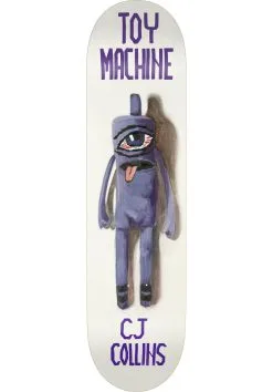 Toy Machine Collins Doll 7.75" Skateboard Deck