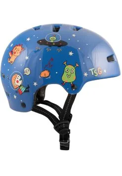 TSG Nipper Mini Kinder Skate Helm Space Craze -Skateboards Winkel tsg helme nipper mini graphic design kids space craze closeup2 0750048